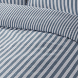 Catherine Lansfield Brushed Stripe Duvet Cover Set Blue - Brushed Stripe Duvet Set Blue