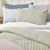 Catherine Lansfield Timeless Stripe Shower Curtain - Brushed Stripe Group