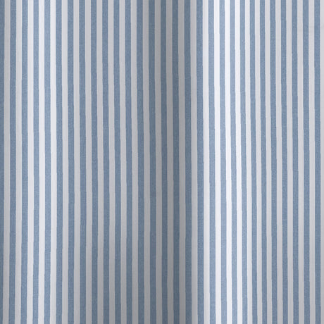Catherine Lansfield Timeless Stripe Shower Curtain - Timeless Stripe Shower Curtain Blue