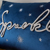 Catherine Lansfield Christmas Sparkle Filled Cushion 30cm x 50cm - Sparkle Cushion