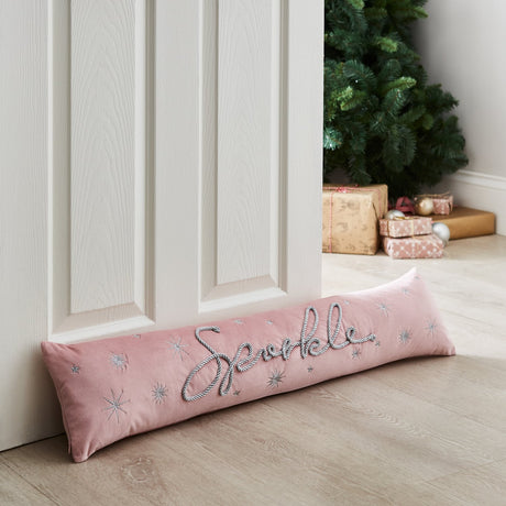 Catherine Lansfield Christmas Sparkle Draught Excluder