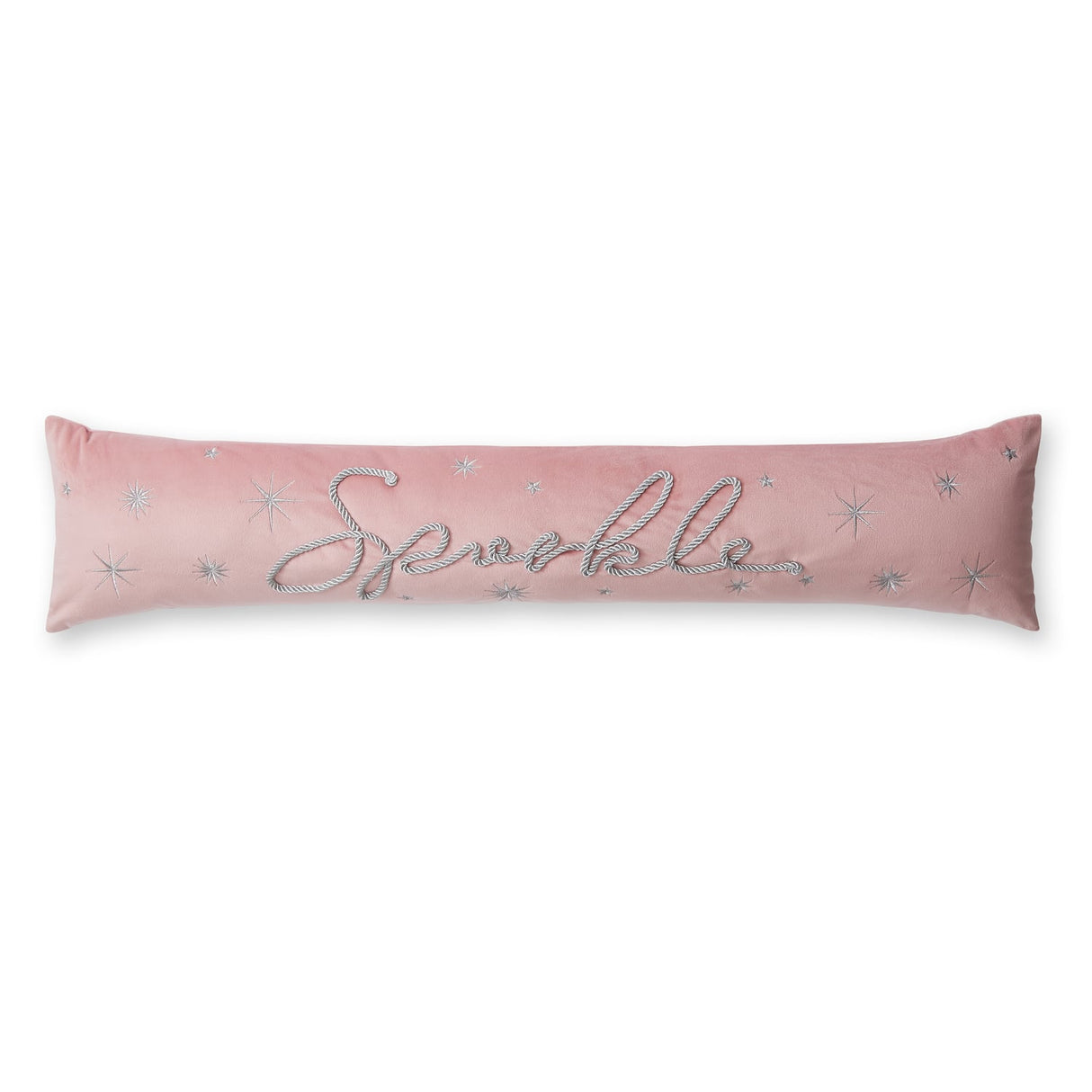Catherine Lansfield Christmas Sparkle Draught Excluder - Sparkle Pink Draught Excluder