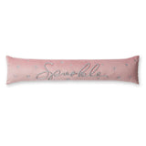 Catherine Lansfield Christmas Sparkle Draught Excluder - Sparkle Pink Draught Excluder