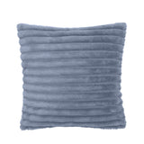 Catherine Lansfield Cosy Ribbed Filled Cushion 45cm x 45cm - Lansfield Blue - Cosy Ribbed Cushion Blue