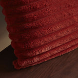 Catherine Lansfield Cosy Ribbed Filled Cushion 45cm x 45cm - Burnt Orange - Cosy Ribbed Cushion Burnt Orange