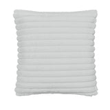 Catherine Lansfield Cosy Ribbed Filled Cushion 45cm x 45cm - Grey - Cosy Ribbed Cushion Grey