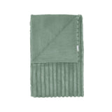 Catherine Lansfield Cosy Ribbed Velvet Throw – Green – 130cm x 170cm - Cosy Ribbed Throw Green