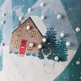 Catherine Lansfield Snow Place Like Home Christmas Filled Cushion - Snow Place Like Home