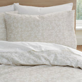 Bianca Fine Linens Shadow Leaves Duvet Cover Set - Shadow Leaves Natural Duvet Set