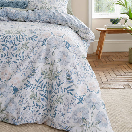 Bianca Hedgerow Hopper Cotton Duvet Cover Set - Hedgerow Hopper Duvet Set
