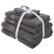 Catherine Lansfield Anti-Bacterial 500gsm 6 Piece Towel Bale - Charcoal
