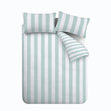 Catherine Lansfield Cove Stripe Duvet Cover Set - Cove Stripe Seafoam