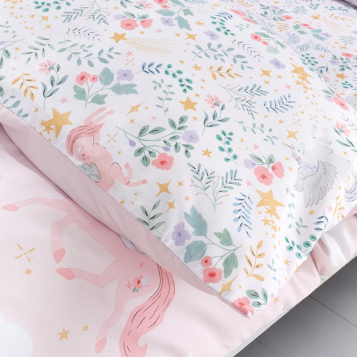 Catherine Lansfield Fairytale Unicorn Duvet Cover Set - Fairytale Unicorn Duvet Set