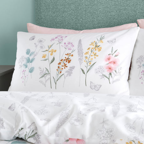 Catherine Lansfield Emilia Floral Duvet Cover Set - Emilia Floral Duvet Set