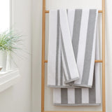 Bianca Reversible Stripe 600gsm Cotton Jacquard Towels