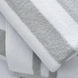 Bianca Reversible Stripe 600gsm Cotton Jacquard Towels