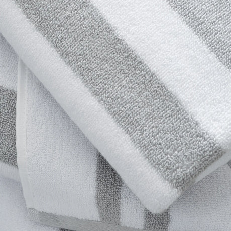 Bianca Reversible Stripe 600gsm Cotton Jacquard Towels
