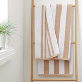 Bianca Reversible Stripe 600gsm Cotton Jacquard Towels