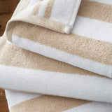 Bianca Reversible Stripe 600gsm Cotton Jacquard Towels