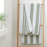 Bianca Reversible Stripe 600gsm Cotton Jacquard Towels