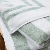 Bianca Reversible Stripe 600gsm Cotton Jacquard Towels