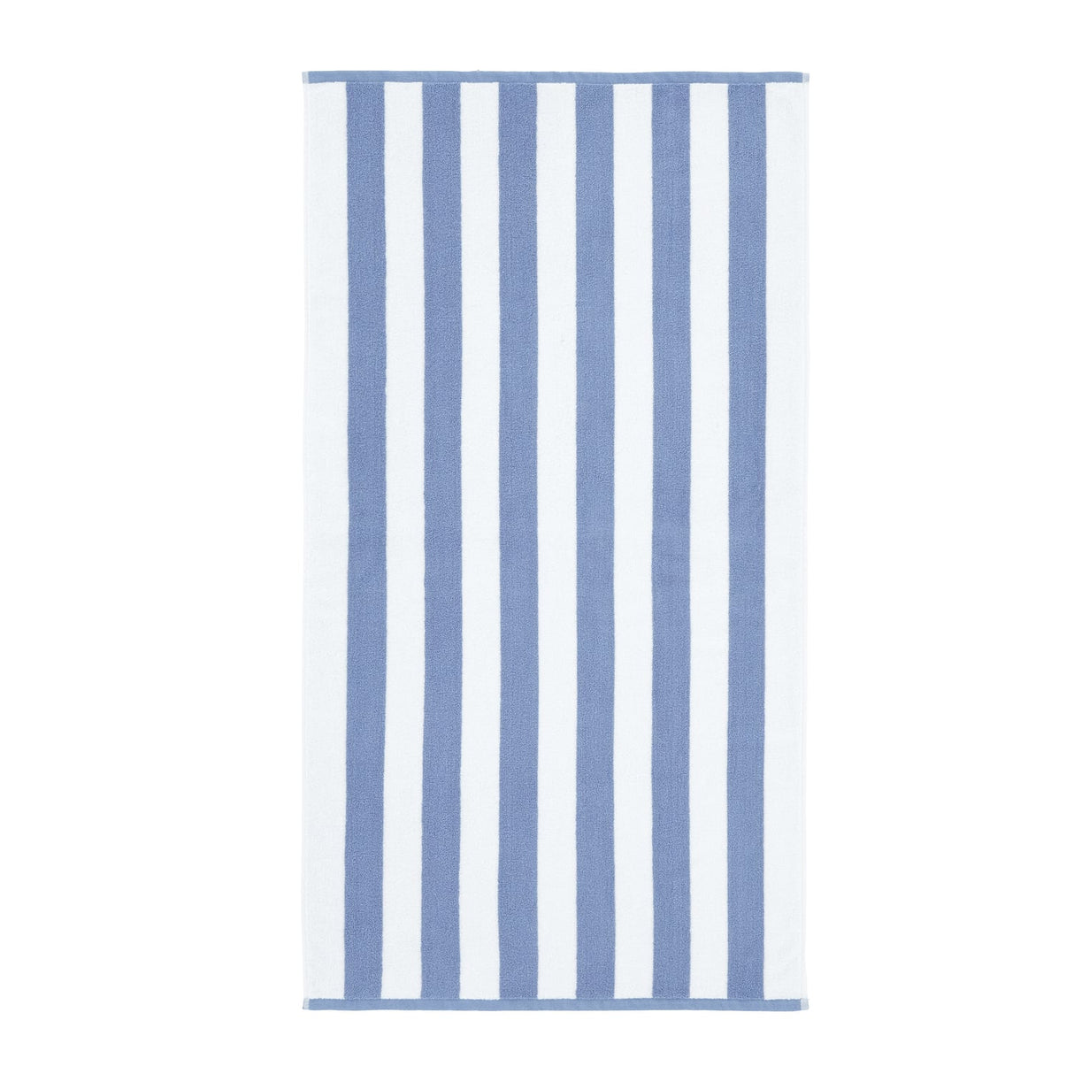 Bianca Reversible Stripe 600gsm Cotton Jacquard Towels - Blue - Reversible Jacquard Blue Towel