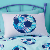 Catherine Lansfield Tie Dye Football 3D Filled Cushion - Tie Dye Football