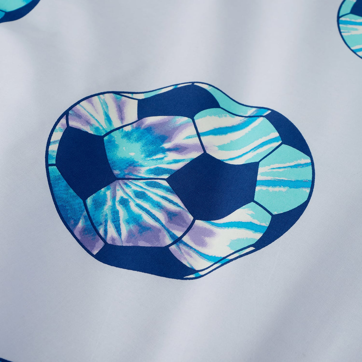 Catherine Lansfield Tie Dye Football Duvet Cover Set - Tie Dye Football