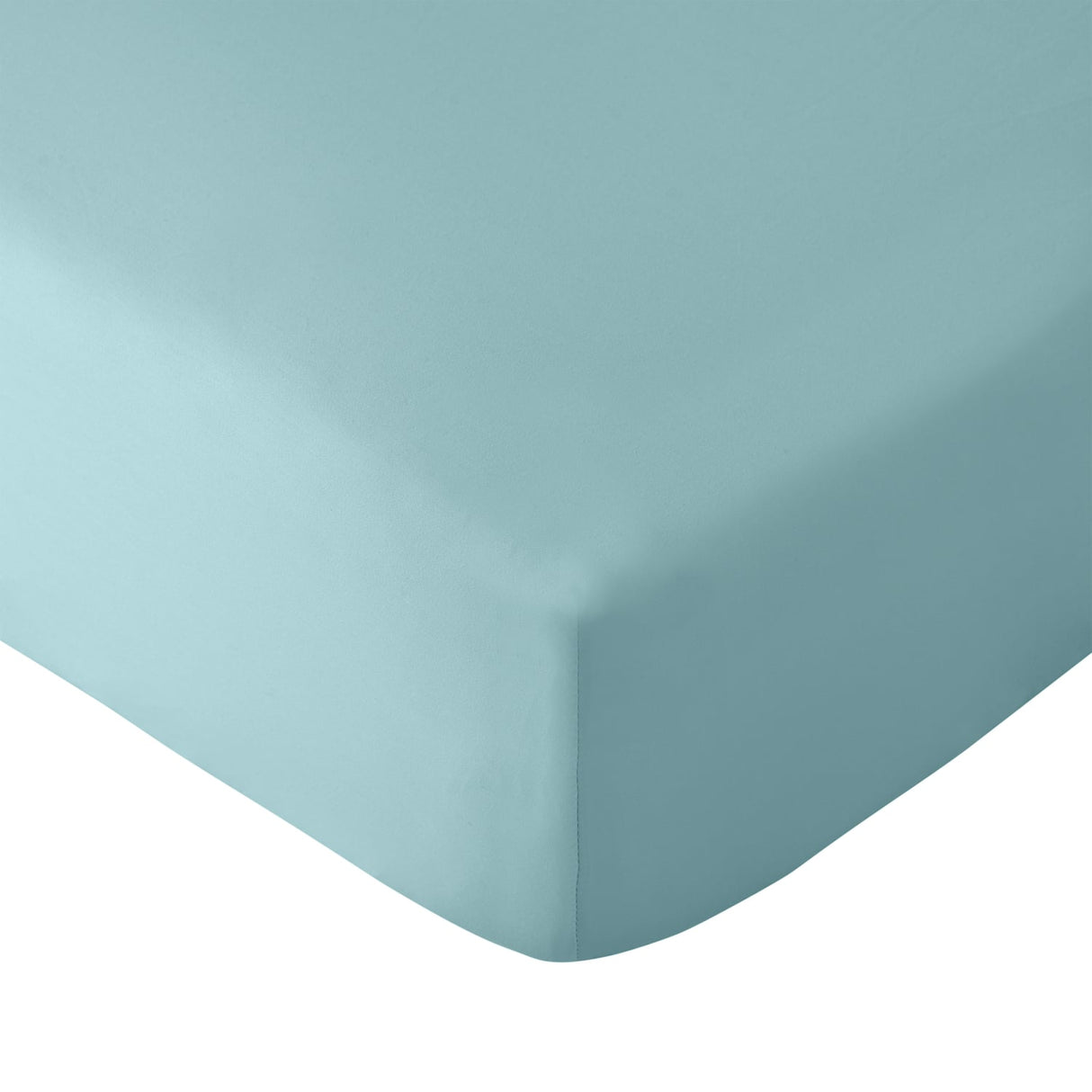 Catherine Lansfield So Soft Non Iron 30cm Deep Fitted Sheet - Easy So Soft Easy Iron Duck Egg Fitted Sheet