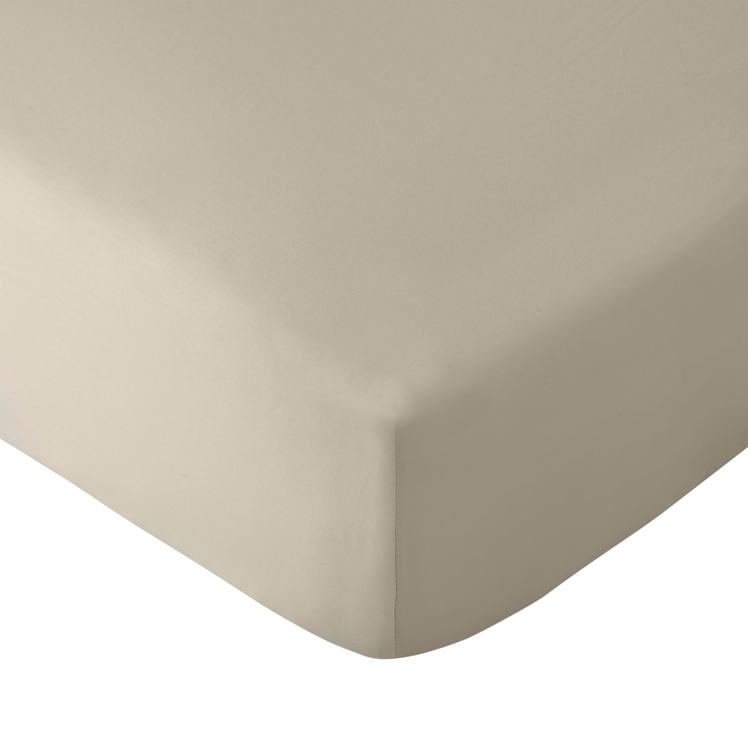 Catherine Lansfield So Soft Non Iron 30cm Deep Fitted Sheet - Easy So Soft Easy Iron Natural Fitted Sheet
