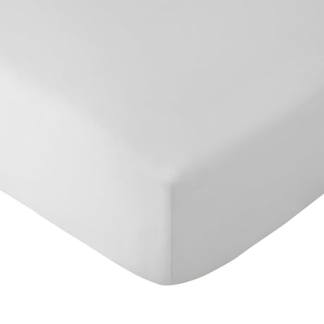 Catherine Lansfield So Soft Non Iron 30cm Deep Fitted Sheet - Easy So Soft Easy Iron White Fitted Sheet