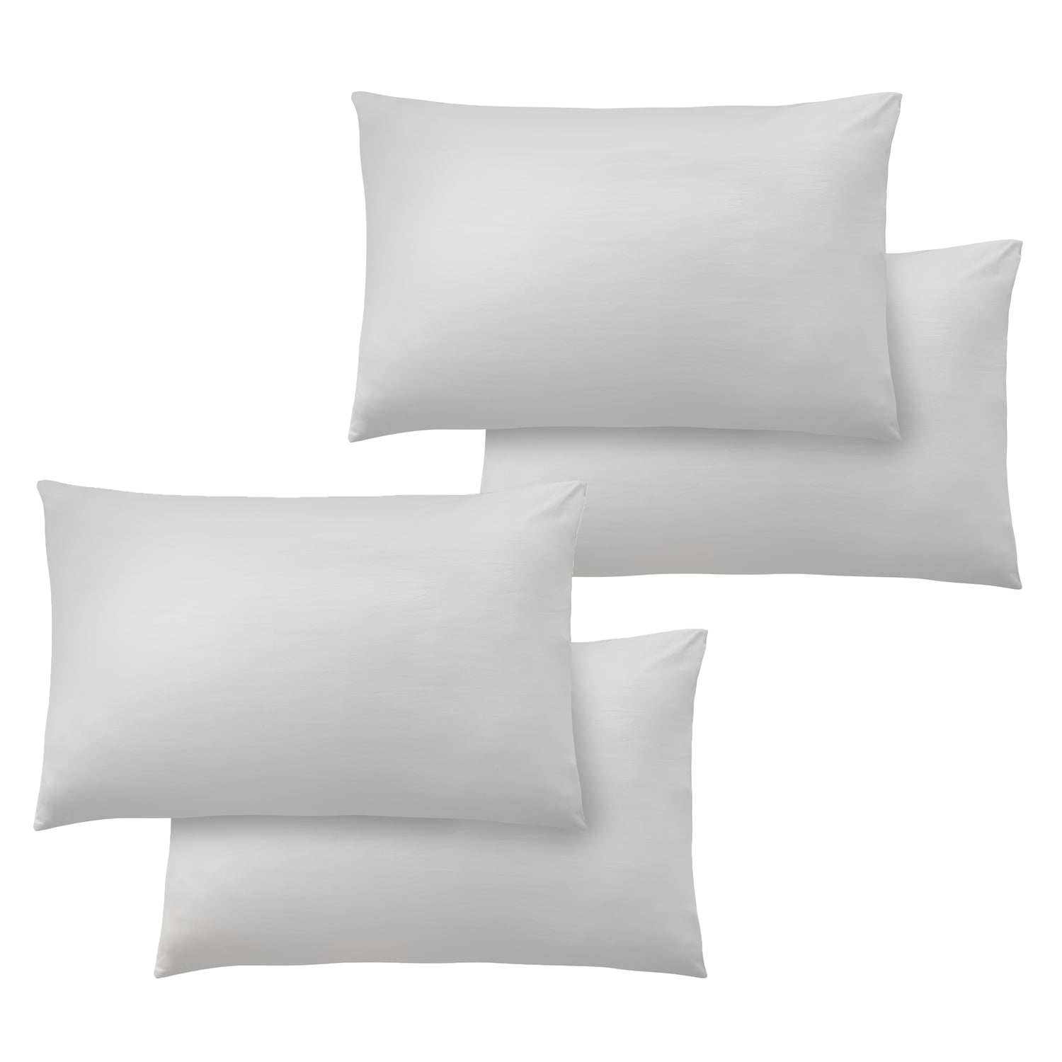 Catherine Lansfield So Soft Non Iron Pillowcases - Easy So Soft Easy Iron White Pillowcase 4 Pack