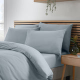 Catherine Lansfield So Soft Non Iron Duvet Cover Set - So Soft Non Iron Slate Grey Duvet Set