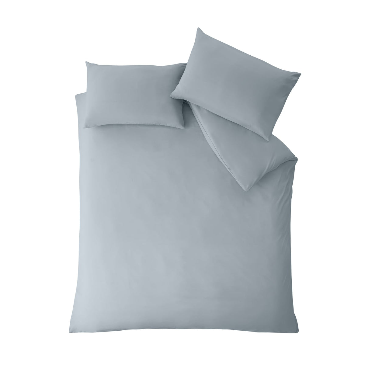Catherine Lansfield So Soft Non Iron Duvet Cover Set - So Soft Non Iron Slate Grey Duvet Set