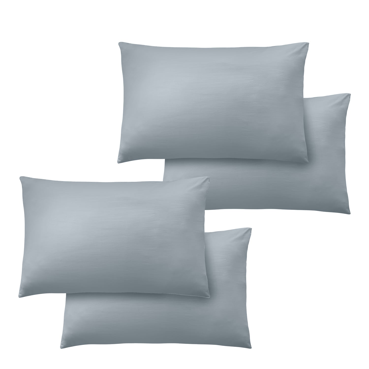 Catherine Lansfield So Soft Non Iron Pillowcases - So Soft Non Iron Slate Grey Std Pillowcase Pair