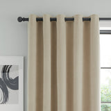 Catherine Lansfield Wilson Blackout Thermal Door Curtain Panel - Natural