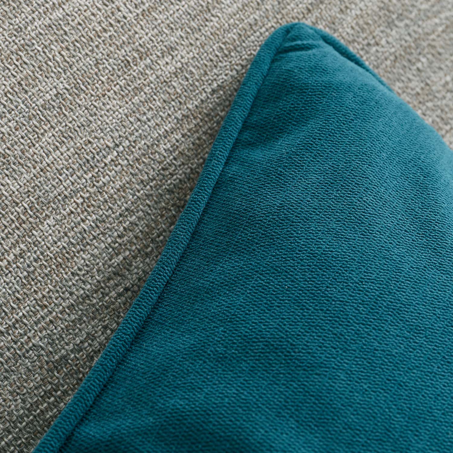 Catherine Lansfield Wilson Check Filled Cushion 45cm x 45cm - Green - Wilson Velvet Cushion Green