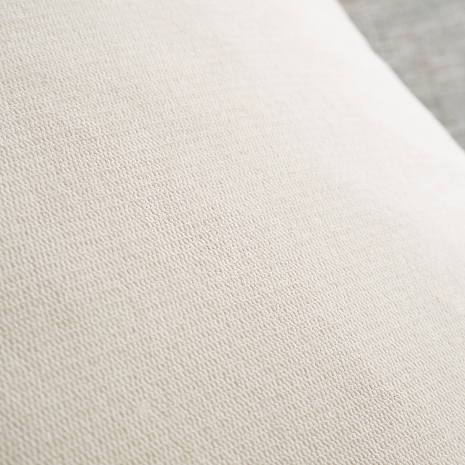 Catherine Lansfield Wilson Check Filled Cushion 45cm x 45cm - Natural - Wilson Velvet Cushion Natural