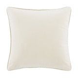 Catherine Lansfield Wilson Check Filled Cushion 45cm x 45cm - Natural - Wilson Velvet Cushion Natural
