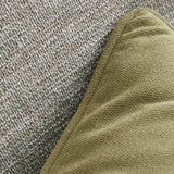 Catherine Lansfield Wilson Check Filled Cushion 45cm x 45cm - Grey - Wilson Velvet Cushion Olive