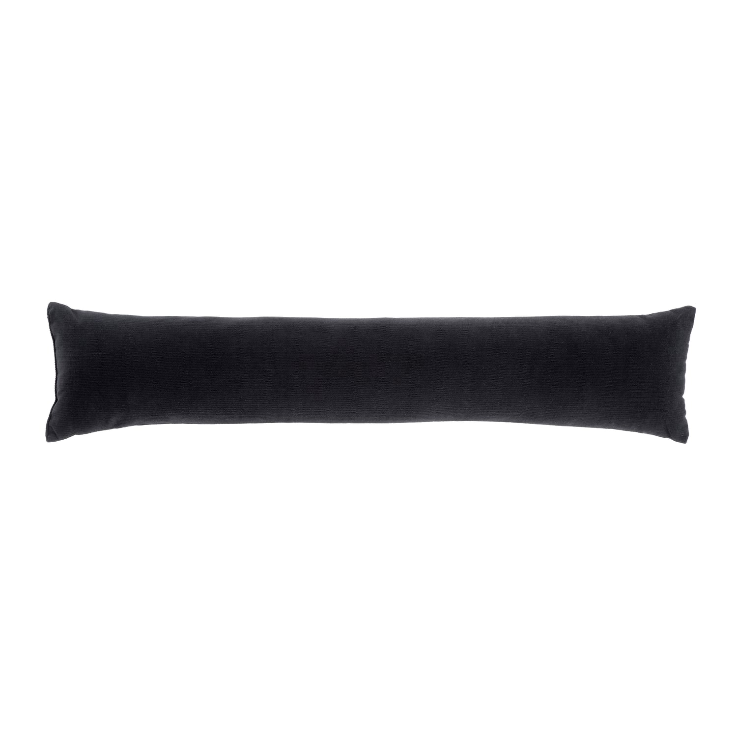 Catherine Lansfield Wilson Cosy Draught Excluder - Wilson Velvet Draught Excluder Black