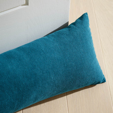 Catherine Lansfield Wilson Cosy Draught Excluder - Wilson Velvet Draught Excluder Green
