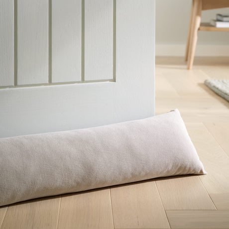 Catherine Lansfield Wilson Cosy Draught Excluder - Wilson Velvet Draught Excluder Grey