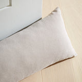 Catherine Lansfield Wilson Cosy Draught Excluder - Wilson Velvet Draught Excluder Grey