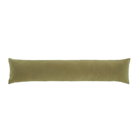 Catherine Lansfield Wilson Cosy Draught Excluder - Wilson Velvet Draught Excluder Olive Green