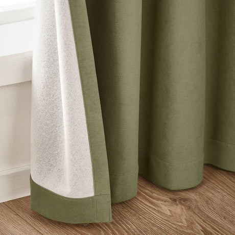 Catherine Lansfield Wilson Blackout Thermal Eyelet Curtains - Yellow - Wilson Blackout Curtains Olive