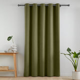 Catherine Lansfield Wilson Check Filled Cushion 45cm x 45cm - Grey - Wilson Blackout Door Panel Olive