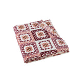 Catherine Lansfield Crochet Print Throw – Green – 130cm x 170cm - Crochet Print Throw (1)