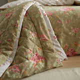Catherine Lansfield Bridgerton Penelope Floral Bedspread 200cm x 200cm - Cream - Penelope Floral Bedspread