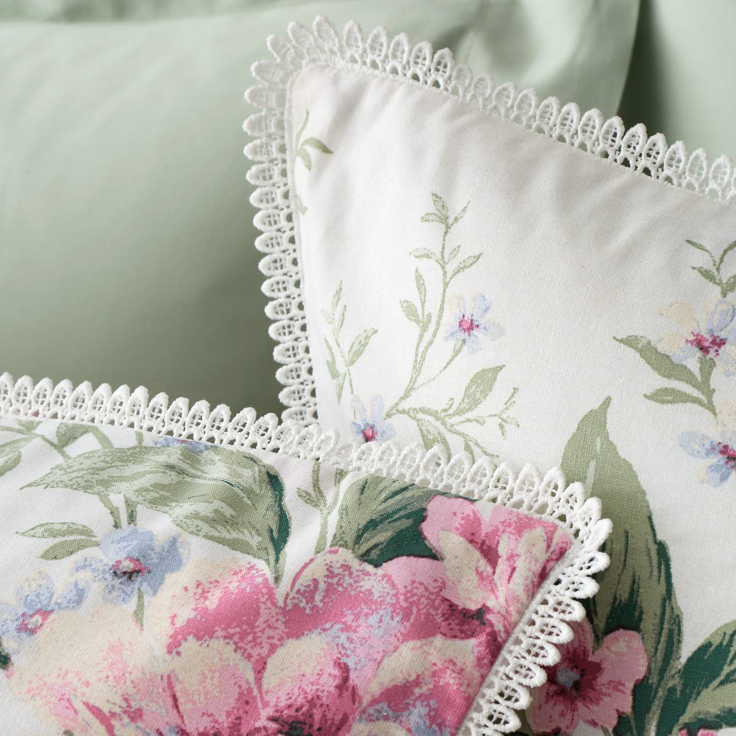 Catherine Lansfield Bridgerton Penelope Floral Duvet Cover Set - Cream - Penelope Floral Cream Duvet Set